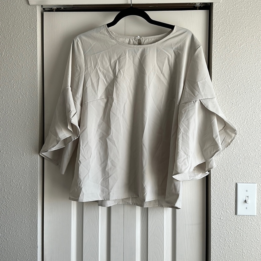 Petal Sleeve Blouse
